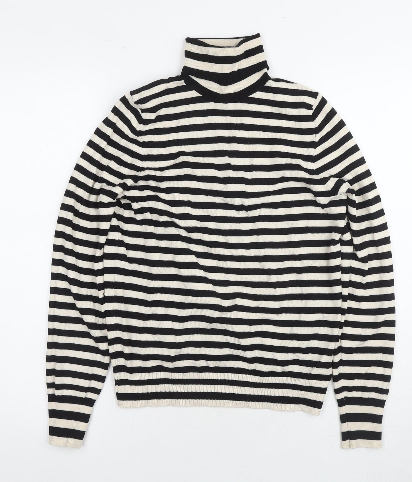 Womens UK Size 12 H&M Black Pullover Jumper