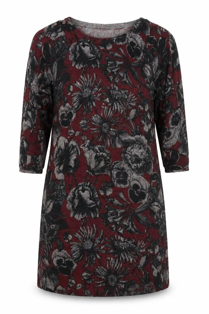 Next Women's Multicoloured Floral Shift Dress Size 12