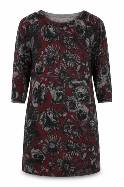 Next Women's Multicoloured Floral Shift Dress Size 12