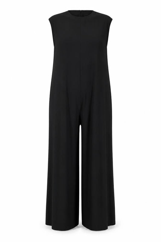 Studio Women's Black Wide-Leg Jumpsuit Size 12