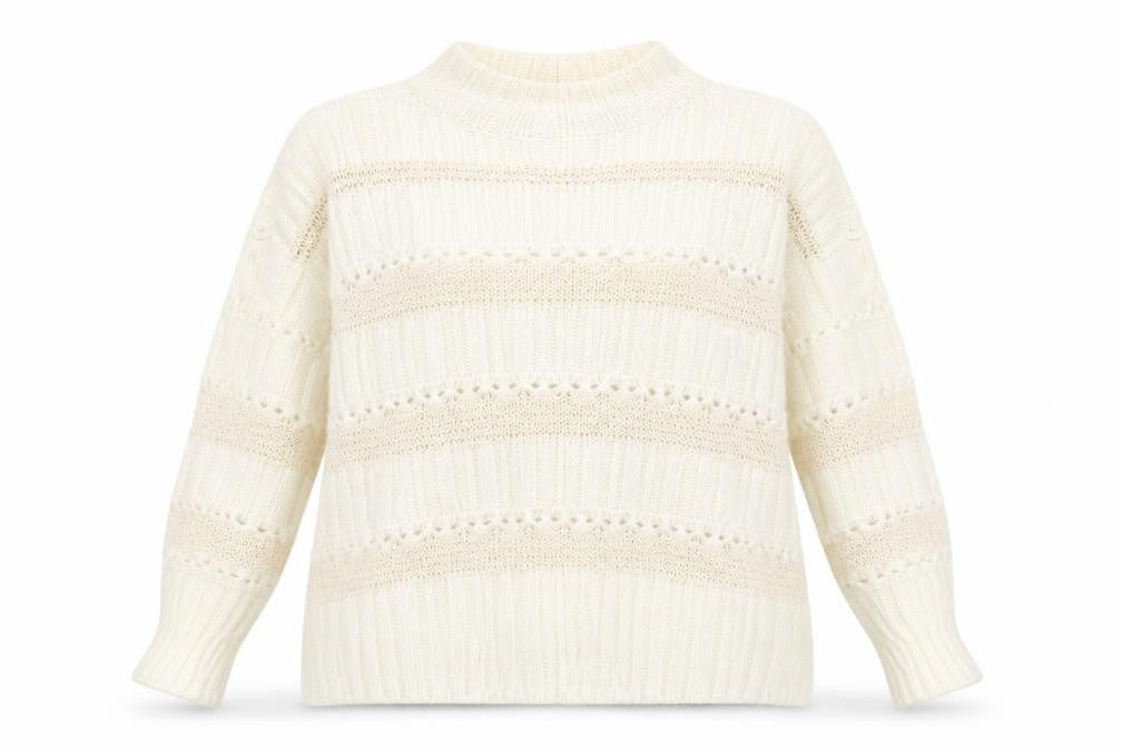 Womens UK Size M Zara Ivory Pullover Jumper