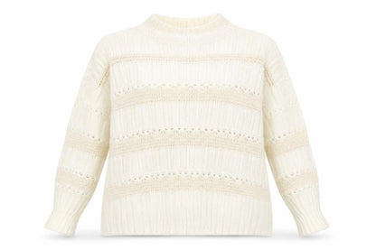 Womens UK Size M Zara Ivory Pullover Jumper