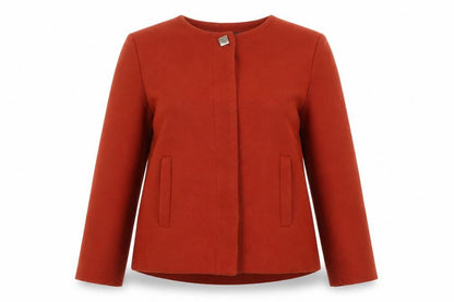 Womens UK Size S Zara Red Basic Jacket