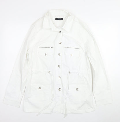 Kaleidoscope Women's White Jacket Size 14