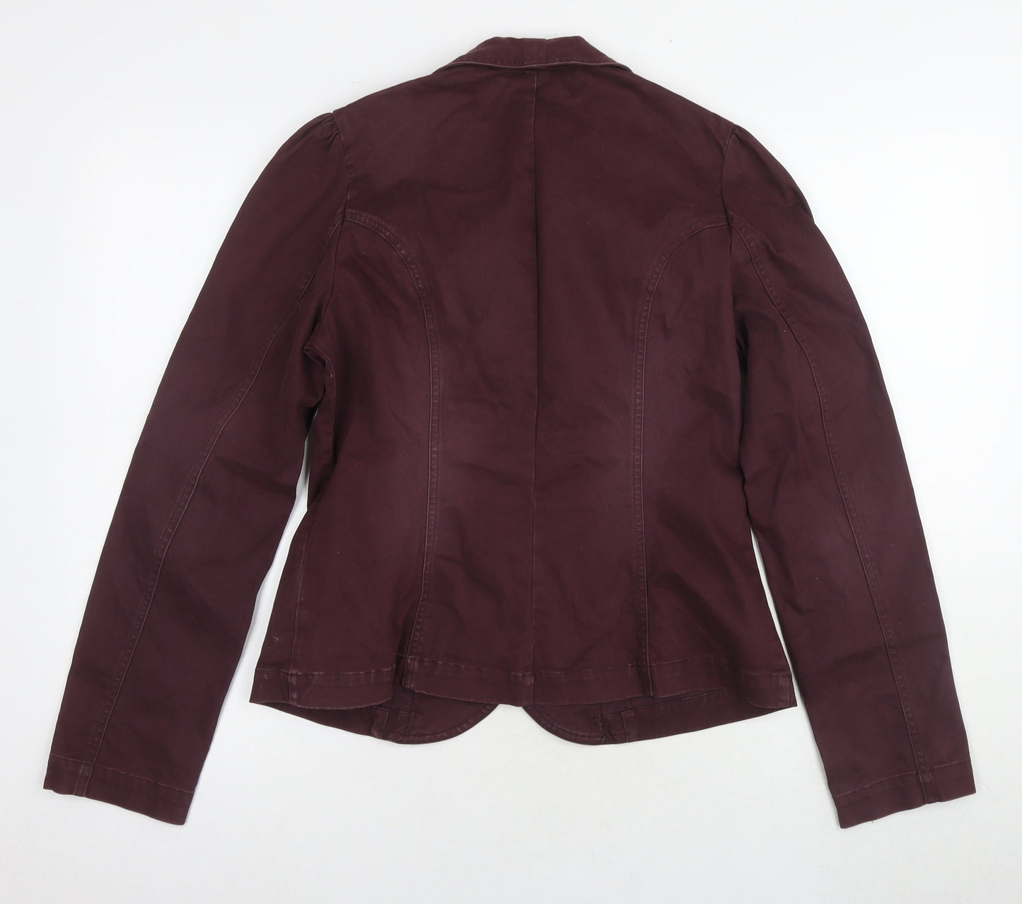 Womens UK Size 10 H&M Red Basic Jacket