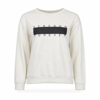 Womens UK Size M H&M White Pullover Sweatshirt