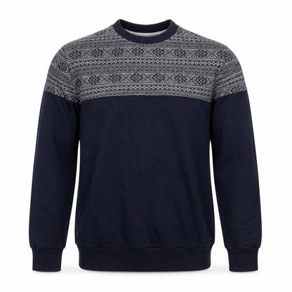 Mens UK Size M River Island Blue Pullover Jumper