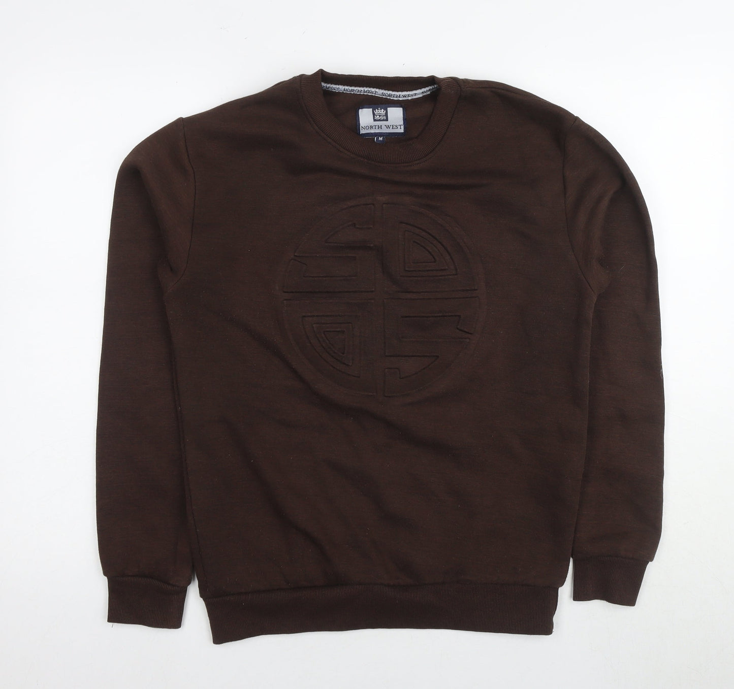Mens UK Size M North West Brown Pullover Sweatshirt