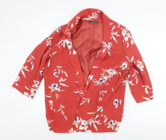 Bonmarché Women's Red Floral Blazer, Size 18