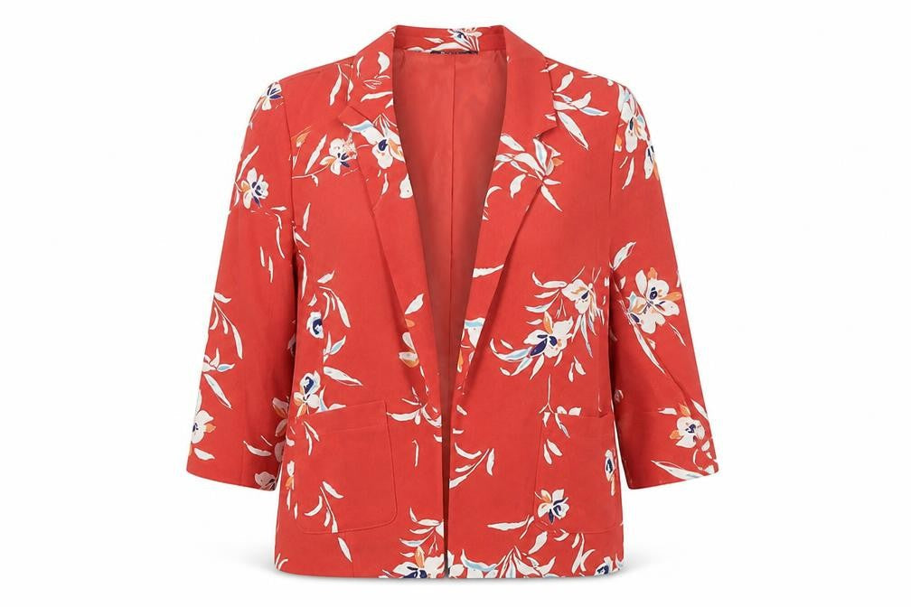 Womens UK Size 18 Bonmarché Regular Red Blazer