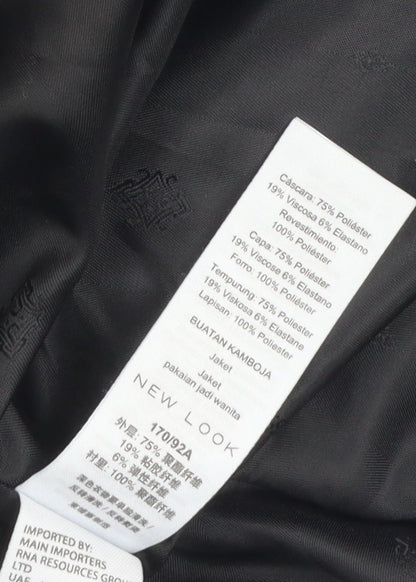 New Look Women's Black Blazer UK 12 Business Wear