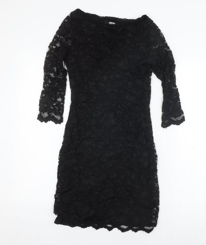 ASOS Women's Black Sheath Dress Size 8