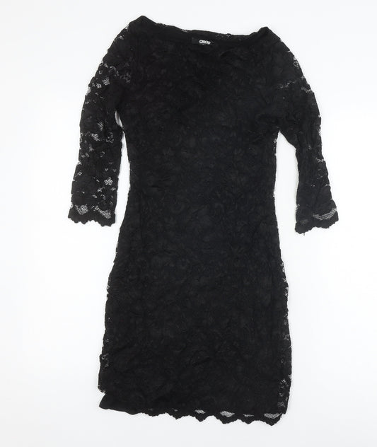 ASOS Women's Black Sheath Dress Size 8