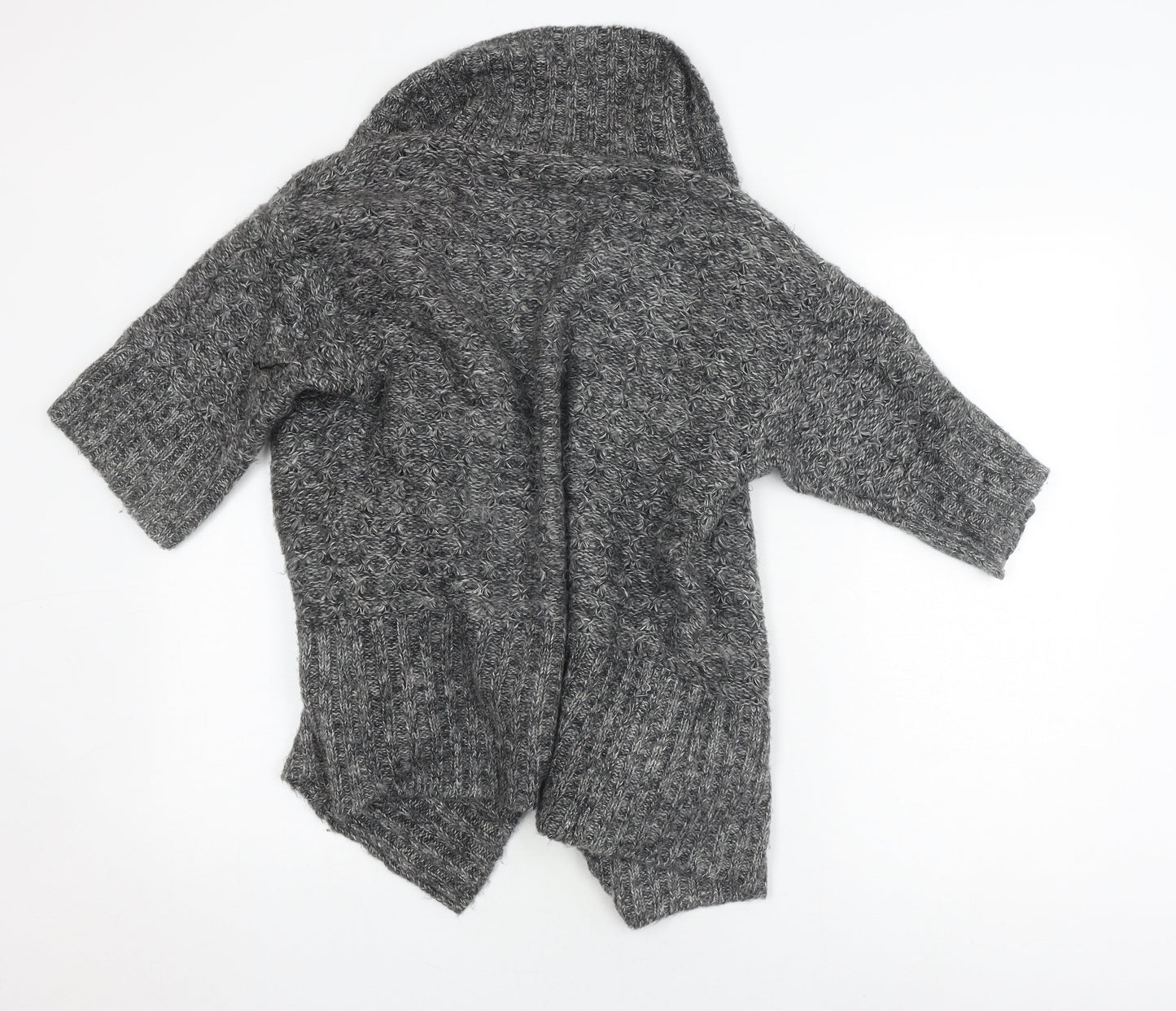 Womens UK Size 10 New Look Grey Cardigan Jumper