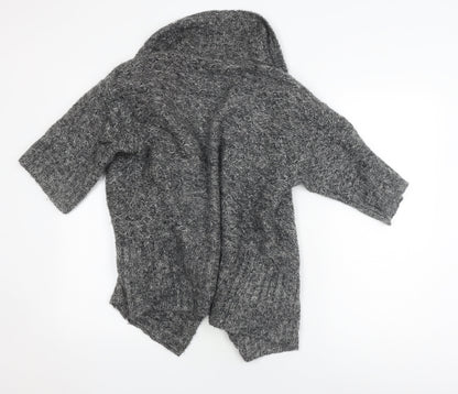 Womens UK Size 10 New Look Grey Cardigan Jumper