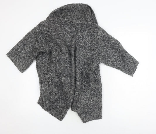 Womens UK Size 10 New Look Grey Cardigan Jumper