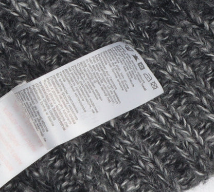 Womens UK Size 10 New Look Grey Cardigan Jumper