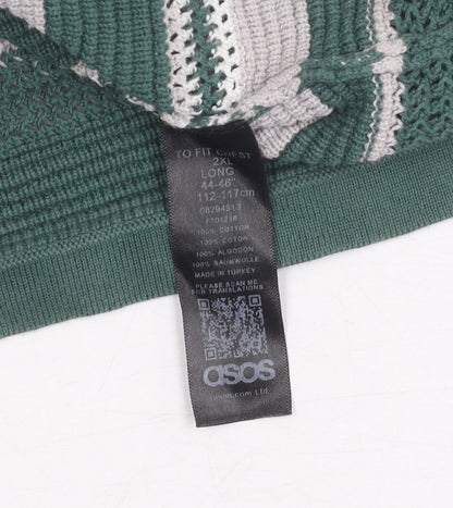 Womens UK Size 2XL ASOS Green Jumper Jumper