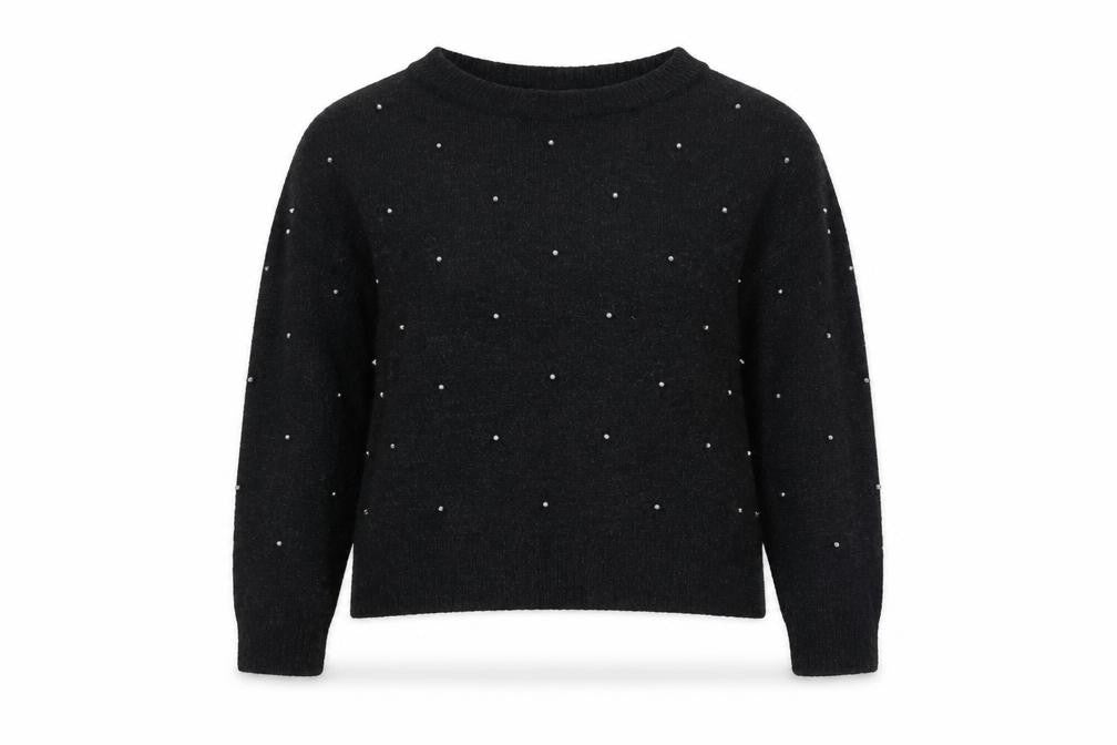 Womens UK Size XS H&M Black Pullover Jumper