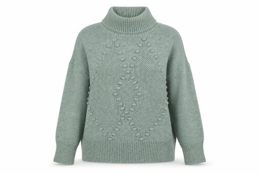 Womens UK Size 12 M&Co Green Pullover Jumper