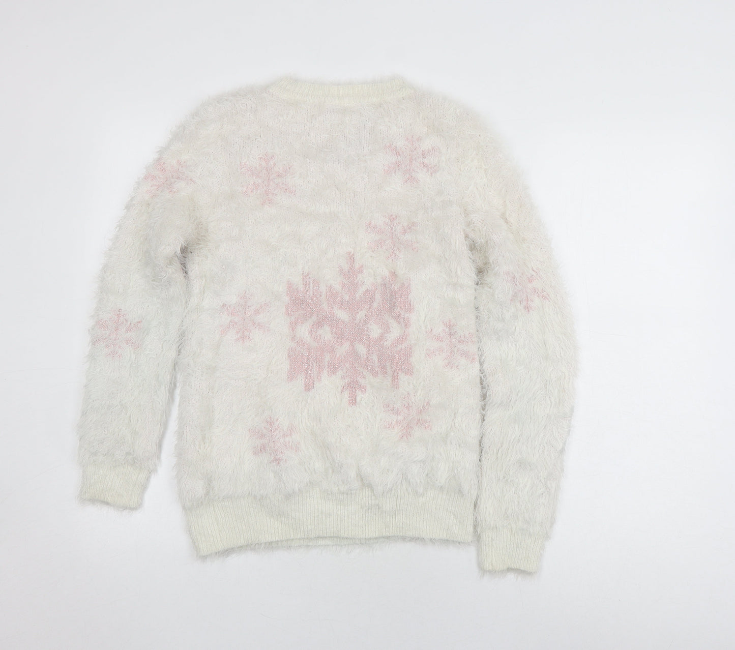 Womens UK Size 12 Lipsy Ivory Pullover Jumper
