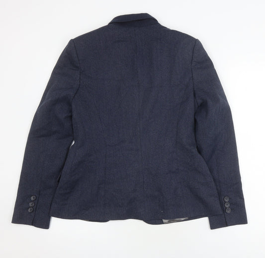 Next Women's Grey Suit Jacket Blazer Size 12
