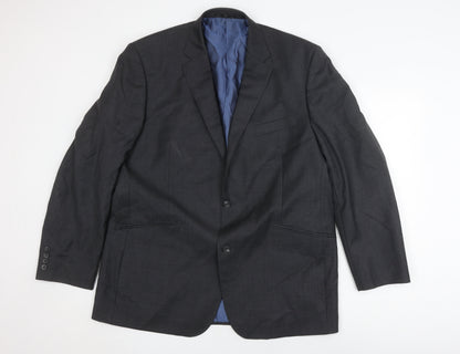 Mens UK Size 44 Samuel Windsor Regular Grey Suit Jacket