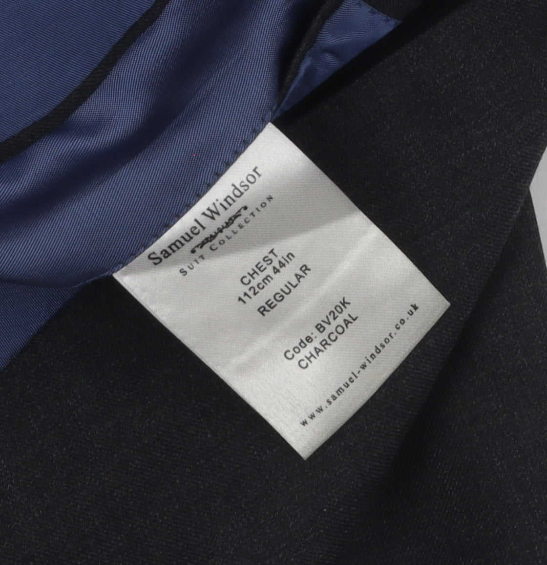Mens UK Size 44 Samuel Windsor Regular Grey Suit Jacket