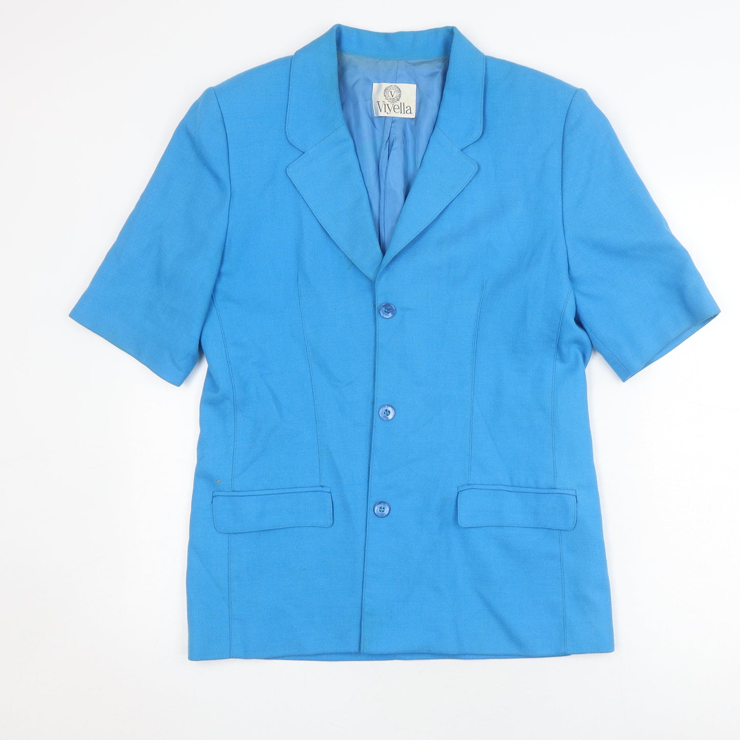 Viyella Women's Blue Blazer, Size 12, Casual Wear