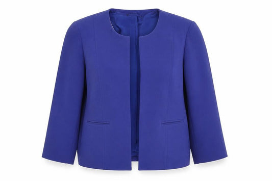 Womens UK Size 16 Bonmarché Regular Blue Suit Jacket