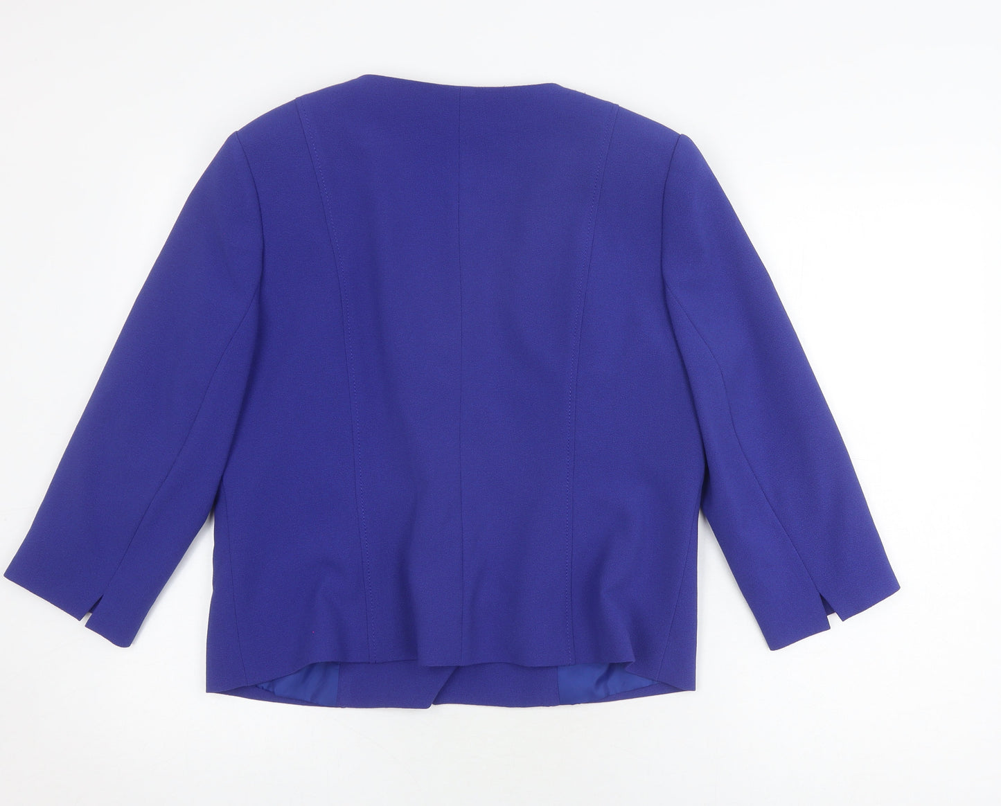 Bonmarché Women's Blue Jacket, Size 16, No Button