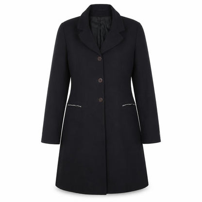 Womens UK Size 10 Wallis Black Overcoat