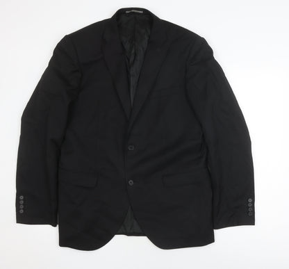 Mens UK Size 42 NEXT Regular Black Suit Jacket