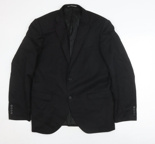 Mens UK Size 42 NEXT Regular Black Suit Jacket