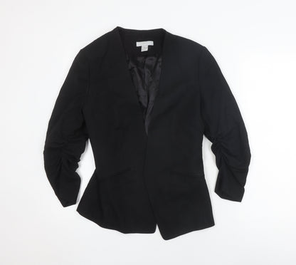 H&M Women's Black Suit Jacket, Size 12, Regular Fit