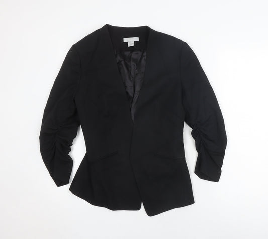 H&M Women's Black Suit Jacket, Size 12, Regular Fit