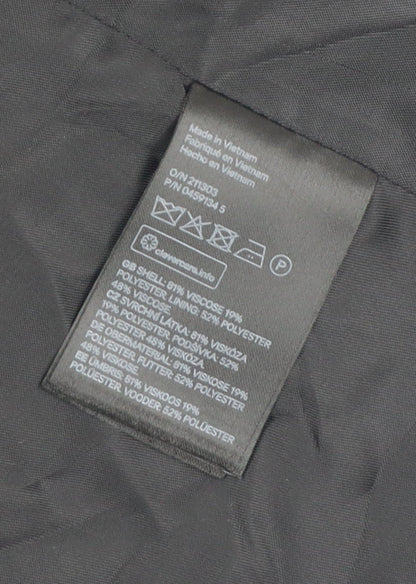 H&M Women's Black Suit Jacket, Size 12, Regular Fit