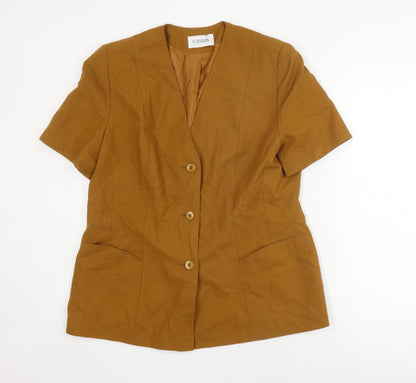 Eastex Women's Brown Suit Jacket, Size 16, Lined