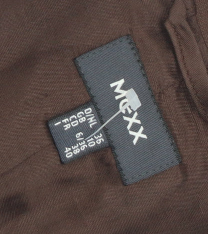Mexx Women’s Brown Blazer Regular Fit Size 10
