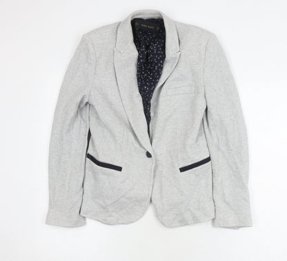 Womens UK Size 12 Zara Grey Basic Jacket