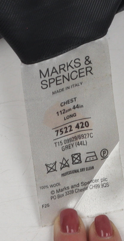 Mens UK Size 44 Marks and Spencer Regular Grey Suit Jacket