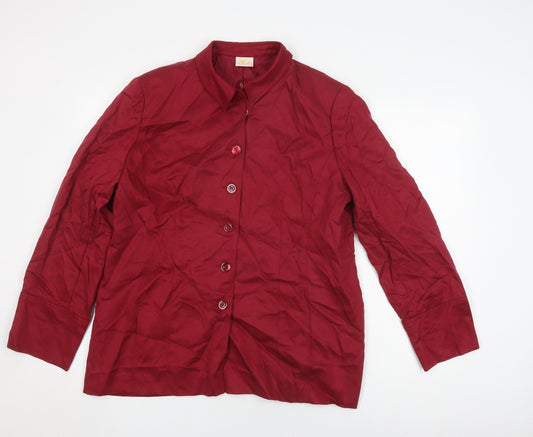 Country Casuals Women's Red Blazer Size 18