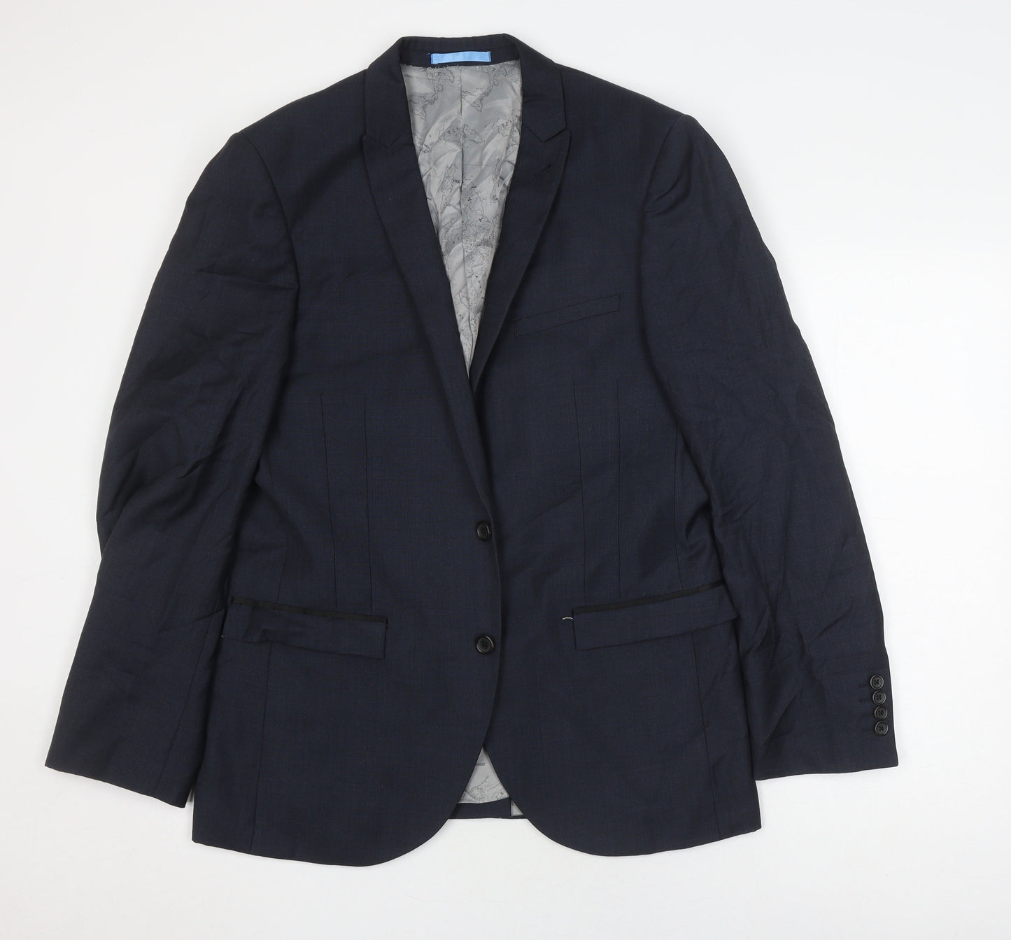 Mens UK Size 40 NEXT Regular Blue Suit Jacket