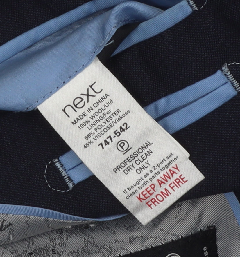 Mens UK Size 40 NEXT Regular Blue Suit Jacket