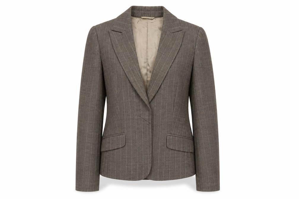Womens UK Size 10 Oasis Regular Brown Blazer