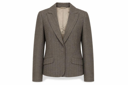Womens UK Size 10 Oasis Regular Brown Blazer
