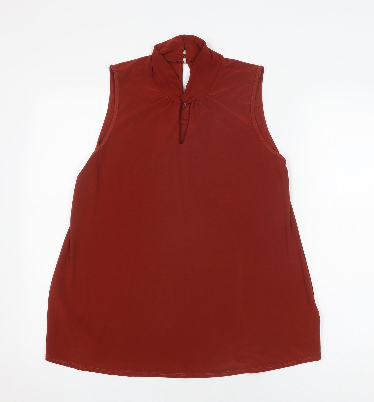 Womens UK Size 12 Wallis Red Basic Tank