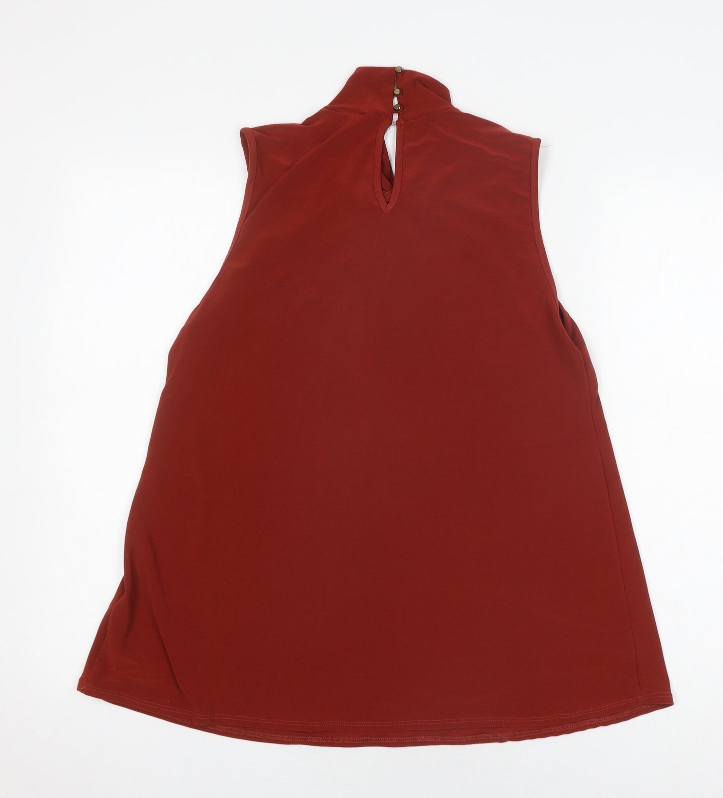 Womens UK Size 12 Wallis Red Basic Tank