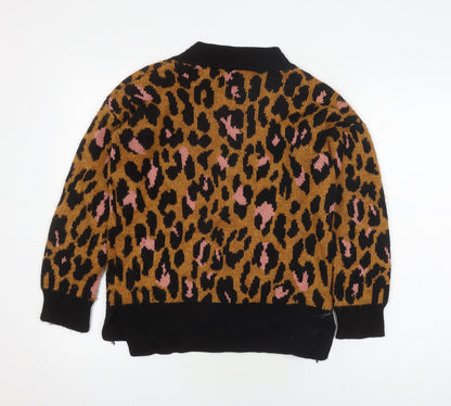 Womens UK Size XS River Island Multicoloured Pullover Jumper