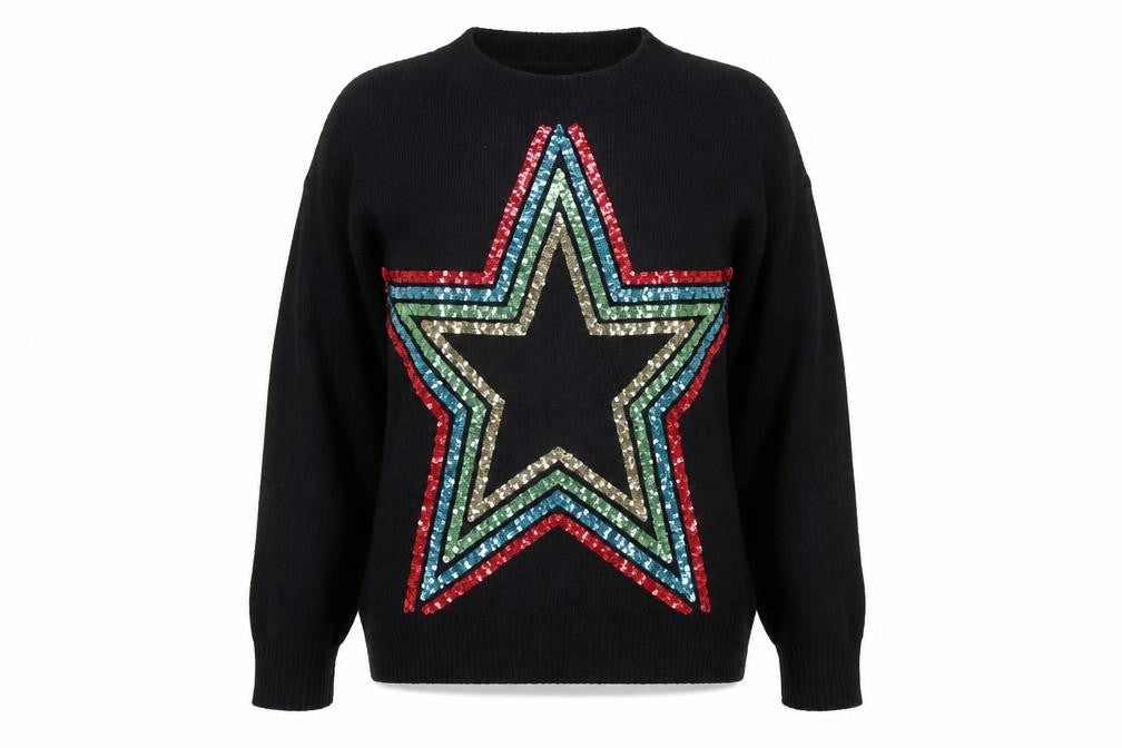 Womens UK Size XS NEXT Black Pullover Jumper